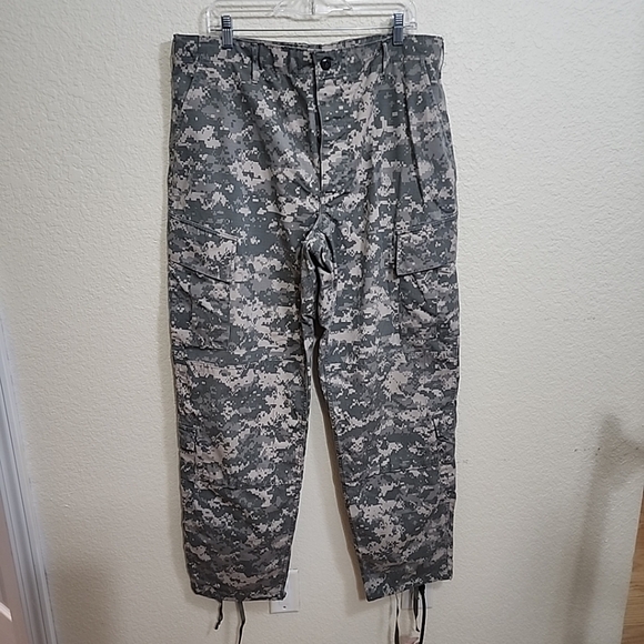 TEAM SOLDIER Camouflage Army Combat Uniform Trousers Men's Size Large - Picture 1 of 9